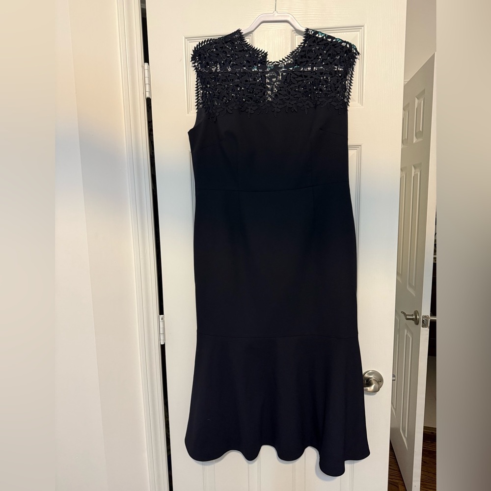 Hobbs London Elegant navy Lace Dress